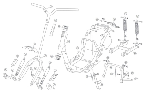 Nr. 11 - Lenkkopflager unten - Emco Nova - Elektroroller