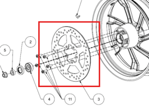 Bremsscheibe Vorderrad Silence S01 / S01+