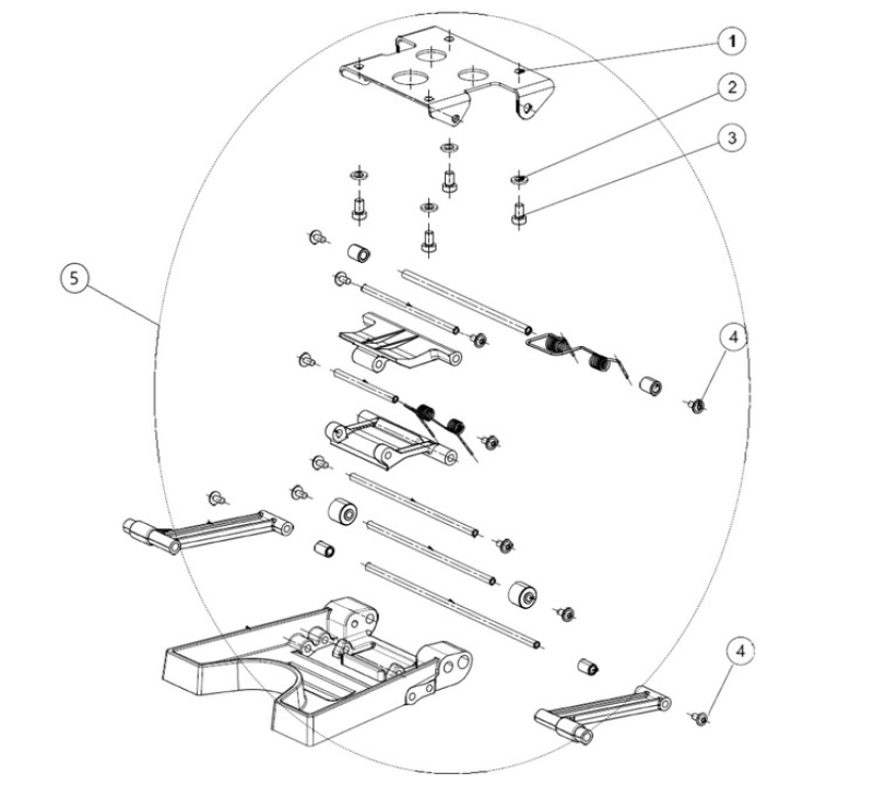 Silence S01 - Akku - Klappmechanismus - komplett